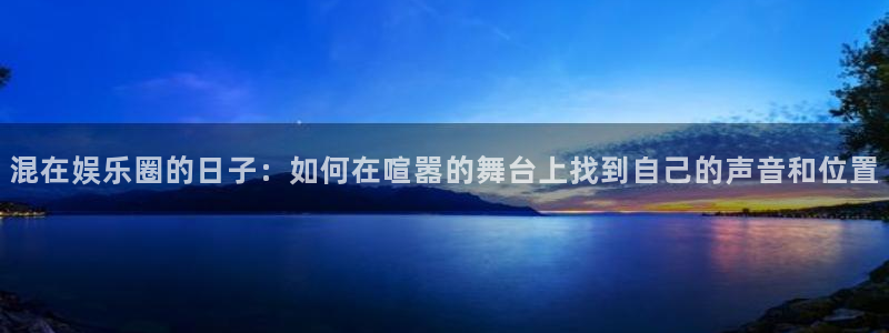 泰达娱乐是真的吗：混在娱乐圈的日子：如何在喧嚣的舞台上找到自己的声音和位置